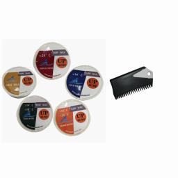 Surf Wax Base e Surf Wax, Cera Quente e Fria, Cera Fresca, Cera Surf, Cera Surf, Surf Wax Comb, Prancha de Surf, Cera de Alta Qualidade, 2PCs - Image 1