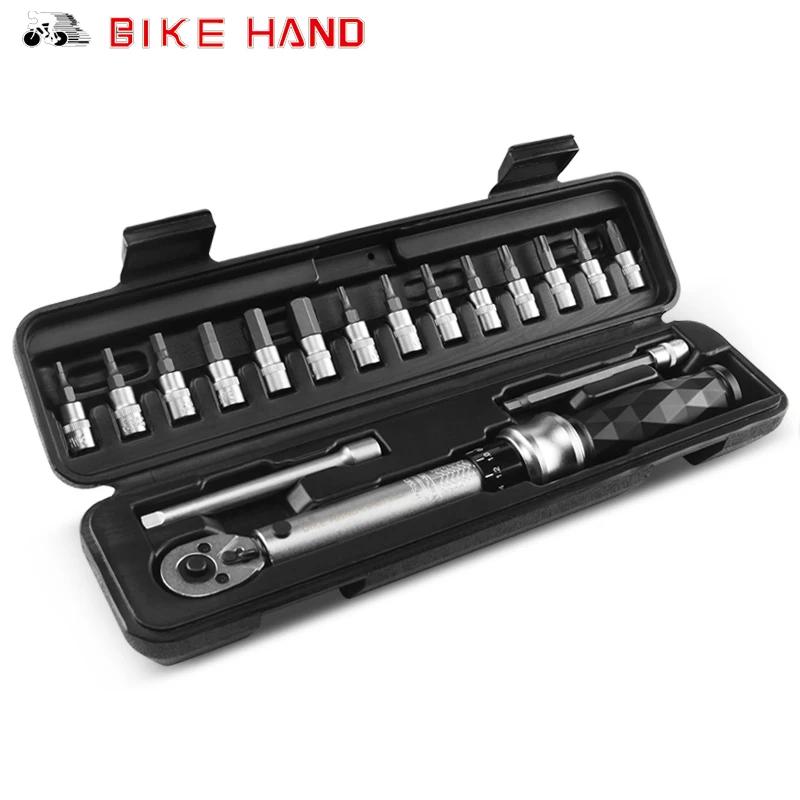 Kit de chave de torque com catraca para bicicleta, ferramentas para bicicletas, 1 nm-25 nm, ferramenta multifuncional de conserto para ciclismo, conjunto manual de chaves hexagonais - Image 1