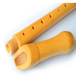 Gravador agudo de madeira Soprano de estilo alemão e barroco Clarinete C Key Flauta Vertical Chinesa Instrumentos Musicais de 8 buracos - Image 4