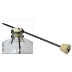 Rolha de fabricação de cerveja carboy, rolha de aço inoxidável termowell, 15 polegadas, regula a temperatura, fermentação caseira, 6 # - Image 1