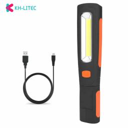 Lanterna led magnética recarregável usb, lâmpada de inspeção para acampamento, escalada e acampamento com 2 modos - Image 2