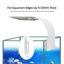 Tanque de Peixes de Aquário LEVOU Luz Clip-on 5 W/10 W/15 W LEVOU As Plantas Crescem Luzes aquáticos de Água Doce Do Aquário Lâmpadas À Prova D' Água 220 V Plugue DA UE - Image 2