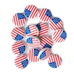 National Flag Tennis Racket Damper, Amortecedor para reduzir o tênis, Vibração de raquete, Tenis Pro Staff, 5pcs - Image 5