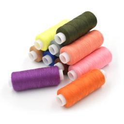 Linha de algodão colorida para bordado de máquina, artesanato de costura, suprimentos de volante, 250 jardas, 30 conjuntos - Image 2