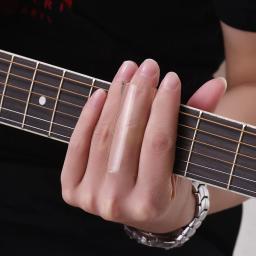 Conjunto de slides para guitarra, 3 slides de vidro (5.1cm/ 6cm/ 7cm), 1 escorregador de aço inoxidável, 4 peças de palitos para dedo e polegar com caixa de armazenamento - Image 6