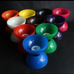 Malabarismo Diabolos Chinês Kongzhu Set, Embalagem Diabolo, Varas, Cordas, Saco, Excelente, yo-yo, 1 Rolamento - Image 2