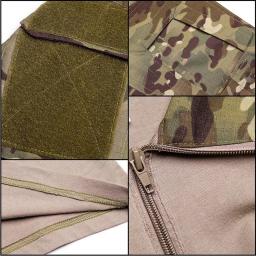Exército dos eua tático militar uniforme airsoft camuflagem combate-camisas comprovadas assalto rápido camisa de manga longa batalha greve - Image 6