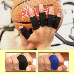 10 Pcs Nylon Elástico Luvas de Dedo Das Mulheres Dos Homens de Basquete Segurança Esportes Thumb Brace Protector Para Badminton Vôlei de Fitness - Image 1
