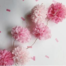 Papel de pompoms fofo 6 pol., decoração de festa de aniversário de casamento, bolas de flores e pompons - Image 4