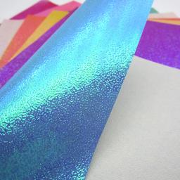 50 pc/set cor brilho origami papel único lado brilhando dobramento sólida papéis crianças diy fazendo scrapbooking artes artesanato decoração - Image 5