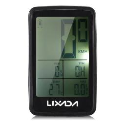 Lixada-Bicicleta sem fio Ciclismo Computador, USB recarregável, velocímetro bicicleta, odômetro, cronômetro, relógio velocímetro, LED Digital Rate - Image 2