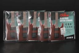 5 Conjuntos De Cordas De Guitarra Elétrica De AÇO Banhado A Níquel 008 009 010 Oito Bitola Disponíveis - Image 2