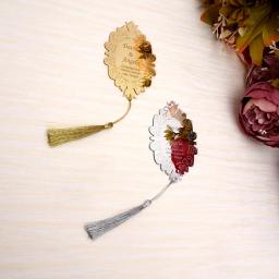 Cartões de convite personalizados, 20 peças, presentes de convidados de casamento, espelho acrílico, design oval, decoração de festa, etiquetas, lembranças, borlas - Image 5