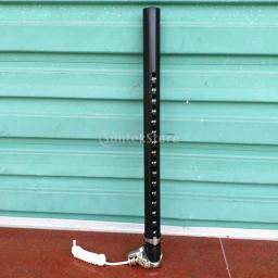 Extensão de alumínio Windsurf com colar deslizante e corda, liberação rápida, mastro magro, Windsurf ajustável, preto, 34cm - Image 6