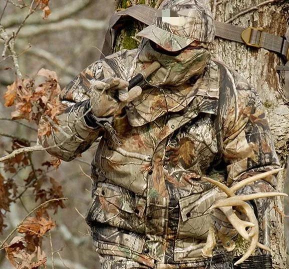 Roupas masculinas de camuflagem respirável para caça, roupas táticas Ghillie, roupas de pesca e acampamento, conjunto de calças e jaqueta - Image 6