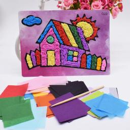 Brinquedos de artesanato para casa, faça você mesmo, crianças, papel de feltro, artesanato de jardim de infância, material engraçado, artes e artesanato, presente para bebê menino - Image 1
