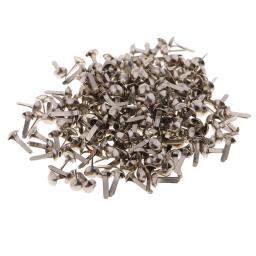 Fixador de papel para scrapbooking, mini pinos decorativos de cabeça redonda com 200 peças, parafusos de metal para artesanato em papel, papelaria e escritório - Image 4
