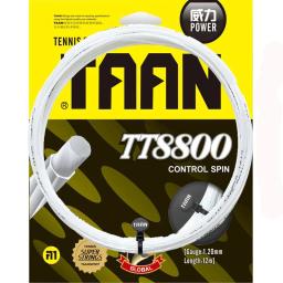 1pc taan tt8800 poli controle rotação raquete de tênis corda 7 anjos macio corda de tênis torção térmica 12m - Image 3