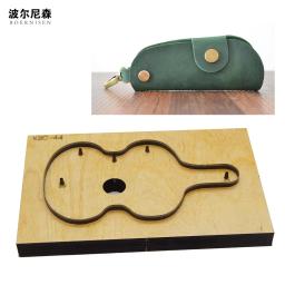 SMVAUON-Molde De Corte De Madeira, faca De Aço Japonesa, Saco Chave, Pode Personalizar Padrão, Molde De Corte De Couro, Molde De Madeira A Laser - Image 4