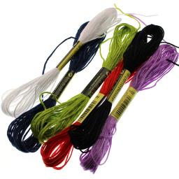Kit Fio de algodão para bordado, meadas ponto cruz, ferramentas de costura DIY, semelhante ao DMC, Z1144, 8m, 50Pcs - Image 5