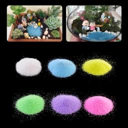 Tanque de areia de quartzo colorido para aquário, 1 saco, pote bonsai, decoração do jardim de fadas, g06, navio livre - Image 1