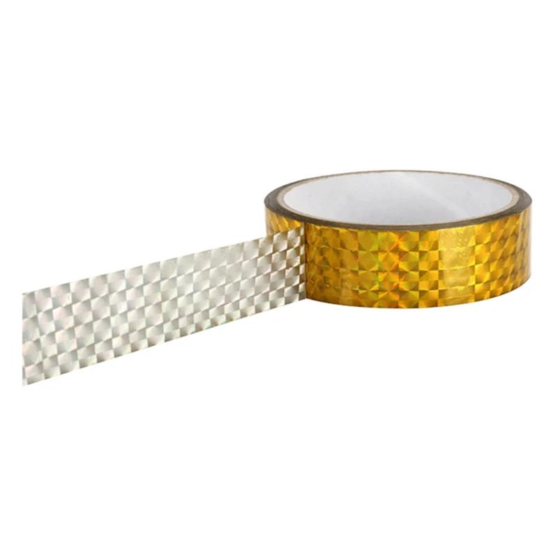 Decoração de ginástica rítmica holográfica, 2 peças, 30m de fita rg para argola prismática com glitter artística - Image 1