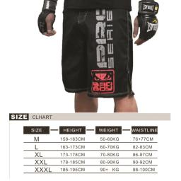 Suotf-preto e branco tigre muay thai shorts de boxe, calças mma fitness treinamento, barato - Image 6