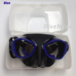 Máscara subaquática para mergulho mergulho máscara preta tempreted vidro snorkeling máscara conjunto com caixa de natação freediving mergulho conjunto - Image 5