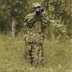 Roupa de paintball ghillie com camuflagem 3d, roupas de caça e atirador de folhas realtree para atividades ao ar livre - Image 1