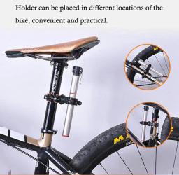 Suporte de lanterna para bicicleta, suporte multifuncional de led para lanterna de bicicleta com rotação de 360 graus, suporte para luz dianteira para mtb e bicicleta de estrada - Image 6