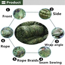 Rede de camuflagem para caça, Camo Netting, Sombra, malha, jardim, carro, acampamento ao ar livre, abrigo do sol, barraca, 6x4m, 2x3m - Image 2