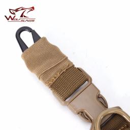 Engrenagem tática 2 ponto bungee gun estilingue ajustável rifle cinta náilon rápida sistema de liberação arma estilingue caça acessórios - Image 5