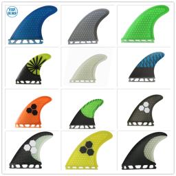 Honeycomb Surfboard Fins, abas simples, M Fin, Amarelo, Fibra de vidro Fins, Surf Quilhas Paddle Board - Image 1