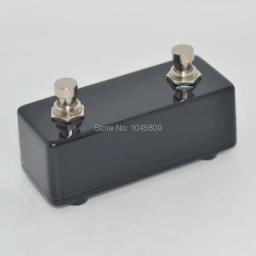 Dois botão momentâneo/travamento guitarra pedal interruptor de pé frete grátis - Image 2