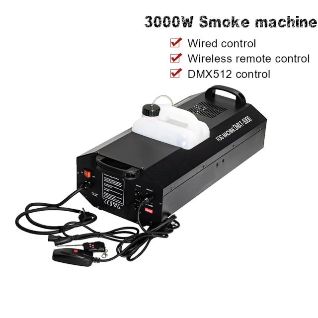 Controle Remoto Sem Fio para Máquina de Fumaça 3000W - Efeito de Palco Profissional DJ DMX para Casamentos e Natal