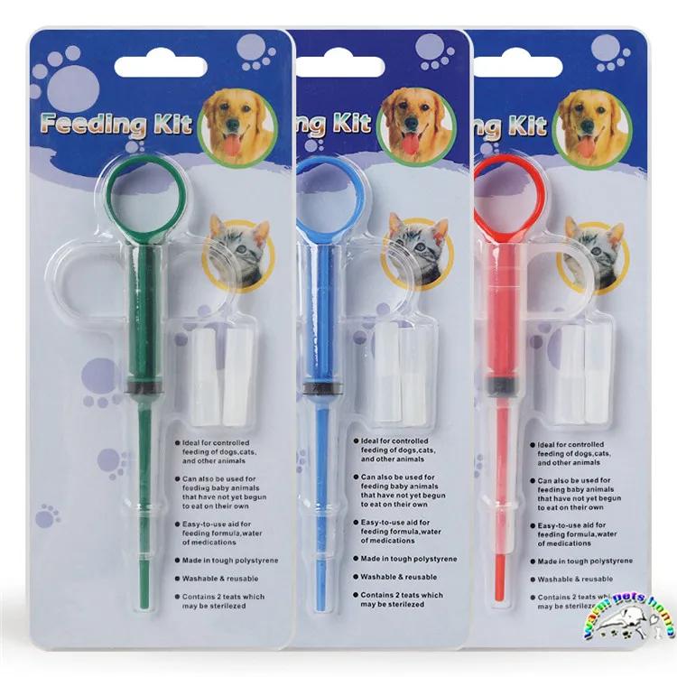 Kit de alimentação universal para animais de estimação, dispensador de pílulas para cães e gatos, com varas de controle de medicina, cabo doreen, 12 peças - Image 1