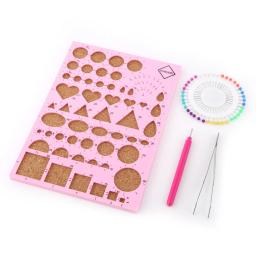 Placa de modelo de papel artesanal, faça você mesmo, pinça + pinça + caneta com fenda para recortes, kit de ferramentas de molde, artesanato de papel, faça você mesmo, crimpador de arte, livros de recortes - Image 4