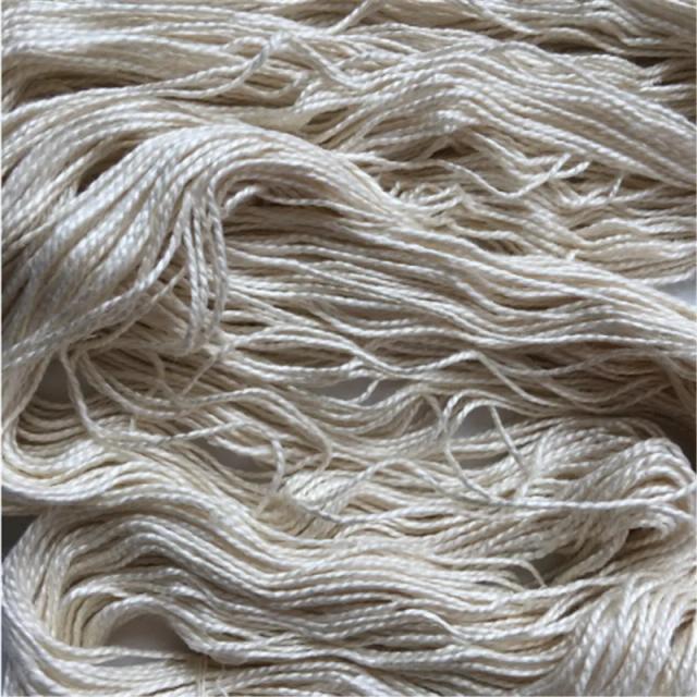 Fio de Seda Natural para Tricô Manual em Atacado, 100% Cashmere Cru, 50g por Unidade