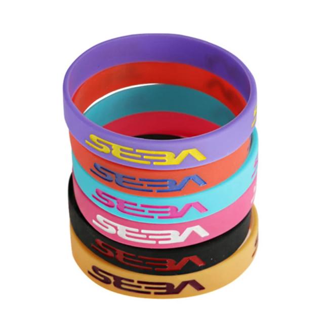 Pulseira de silicone macio para patins Seba, disponível em 10 cores vibrantes