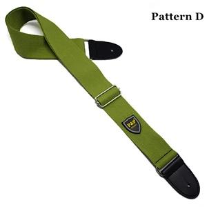 Ajustável Pure Cotton Guitar Strap, cinto, elétrico, acústico, Folk, guitarra Peças e acessórios - Image 1
