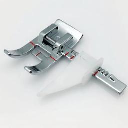 Calcador para máquina de costura, guia ajustável, funciona com juki e janome, calcador para máquina de costura singer e brother, régua de costura 5bb5047, 1 peça - Image 3