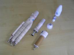 Ariane 4 foguete papel modelo kit, alta qualidade modelo europeu - Image 2
