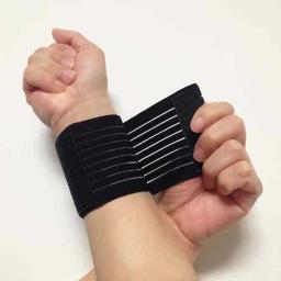 Esporte elástico bandagem náilon suporte de pulso bracer pulseira ajustável suporte de cinta portátil para atividade ao ar livre - Image 1