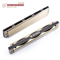 Kongsheng tremolo gaita 24 buracos para iniciantes, orgão bucal com chave c/# c/d/# d/d/e/f # f/g/# g/a, instrumentos musicais, com caixa - Image 3