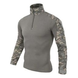 Exército dos eua tático militar uniforme airsoft camuflagem combate-camisas comprovadas assalto rápido camisa de manga longa batalha greve - Image 4