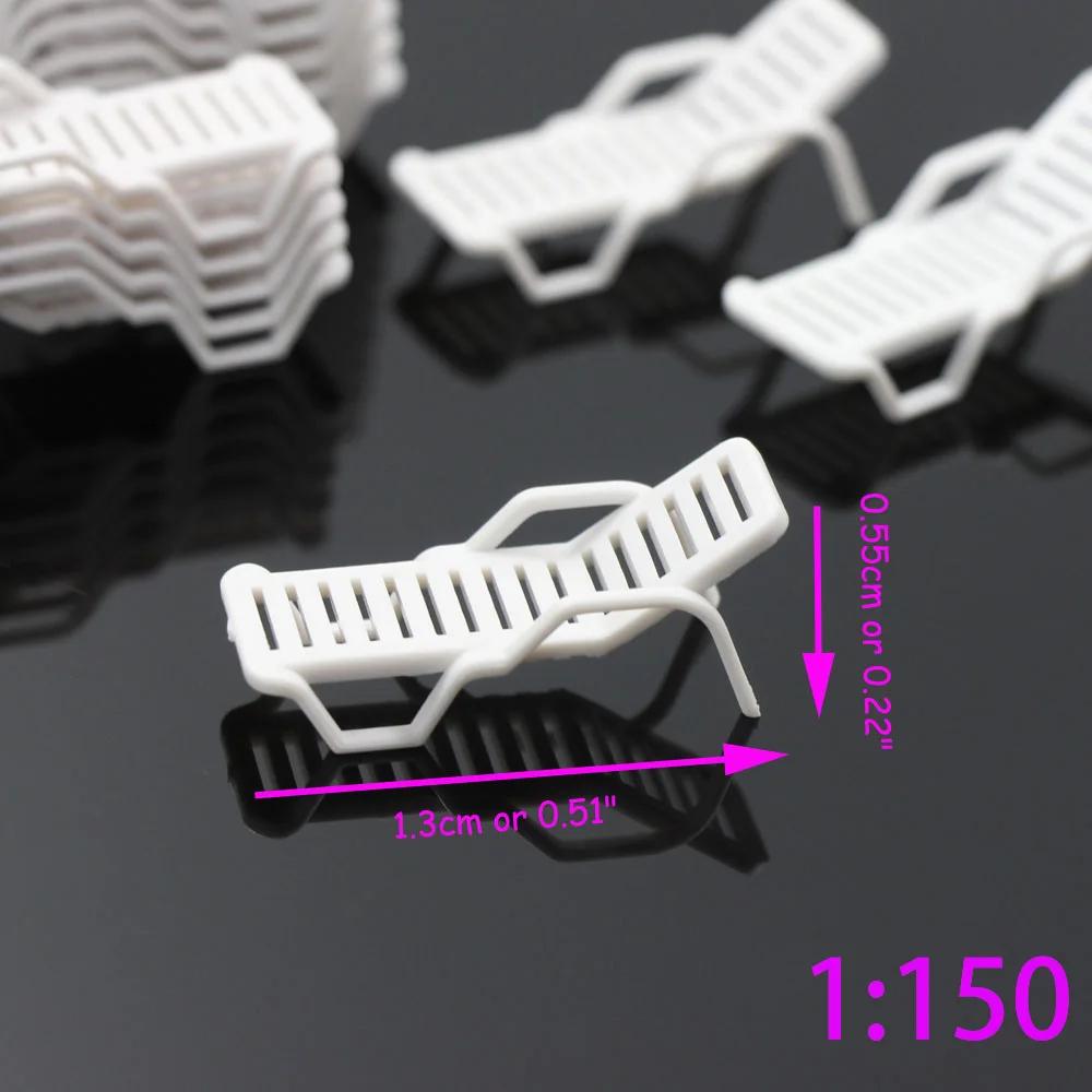 ZY21 Leisure Chair Settee, trem modelo e ferrovia, cenário de banco, 1:50 O 1:75 OO 1:100 TT 1:150 N 1:200 Escala Z, novo, 24pcs - Image 1