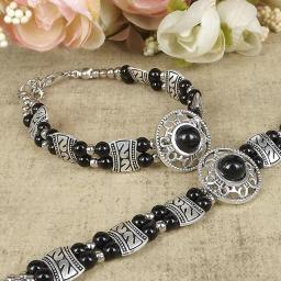 Pulseira de pedras naturais para homens e mulheres, vertente artesanal, punho de charme, pulseira, joias, 4 cores, 2022 - Image 6
