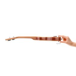 Ukelele soprano abeto 21 ", ukelele 42mm, design slim superfície de alto brilho, placa dedo em mogno, corda delicada ajuste cavidade - Image 6
