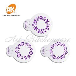 Conjunto De Estêncil De Cookie De Corrente De Flor, Estêncil De Bolo Floral, Ferramenta De Decoração Do Bolo Fondant, Kit De Ferramentas De Açúcar - Image 3