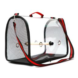 Gaiola transportadora de pássaro transparente pvc respirável papagaios saco de viagem mochila para animais de estimação birdcage pássaro saco de viagem suprimentos para animais de estimação portador - Image 5